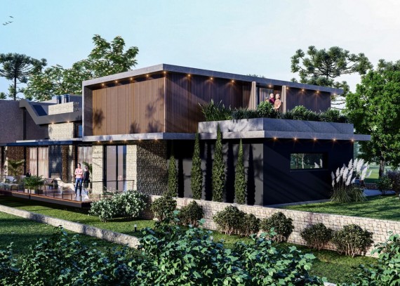 Casa de Condomínio, no bairro Mato Queimado em Gramado