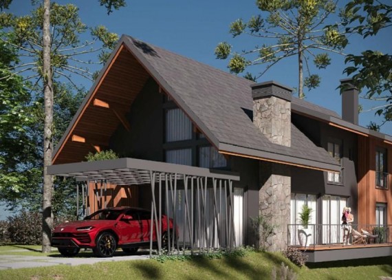 Casa de Condomínio, no bairro Centro em Canela