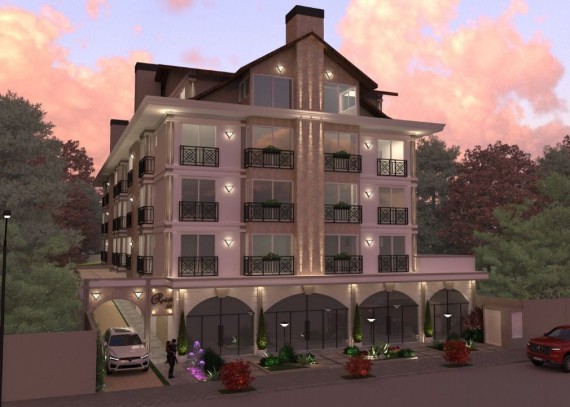 Apartamento, no bairro Centro em Canela