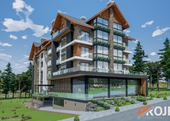 Apartamento, no bairro Centro em Canela