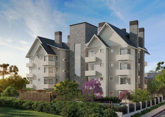 Apartamento, no bairro Centro em Canela