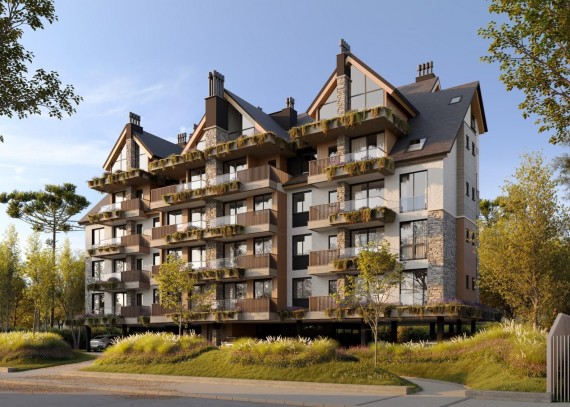 Apartamento, no bairro Vila Suica em Gramado