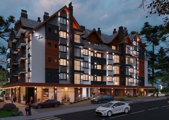 Apartamento, no bairro Ipê Amarelo em Gramado