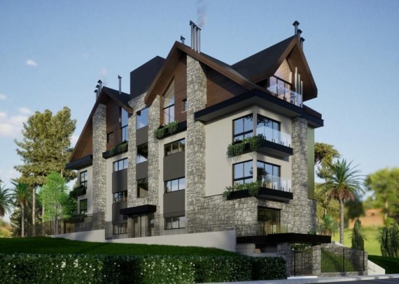 Apartamento, no bairro Centro em Gramado